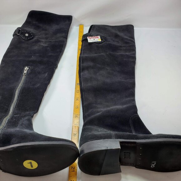 Frye Shirley Over The Knee‎ Leather Riding Boots 78740 Womens Black Size 5.5 B - Picture 3 of 10
